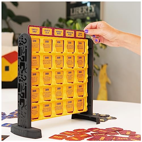 Jeopardy Family Edition Board Game Trivia Games Board Games for Family Night Fun Games for Game Night, for Adults and Kids Ages 10 and up