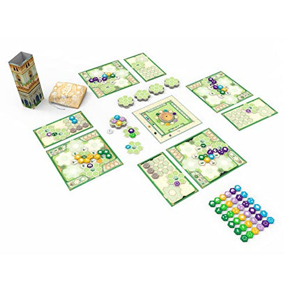 Asmodee Azul Queen's Garden Board Game - Create a Royal Paradise, Mosaic Tile Placement Strategy Game for Kids & Adults, Ages 10+, 2-4 Players, 45-60 Minute Playtime | Create a Royal Paradise, Mosaic Tile Placement Strategy Game for Kids & Adults, Ages 10