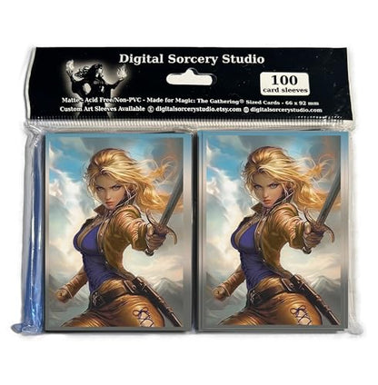 Anime Rune Knight Card Sleeves 102 Pack – Compatible with MTG & TCGs – Perfect for Celes Rune Knight & Final Fantasy Commander Decks – Premium Card Game Sleeves for Magic - color: Anime Rune Knight
