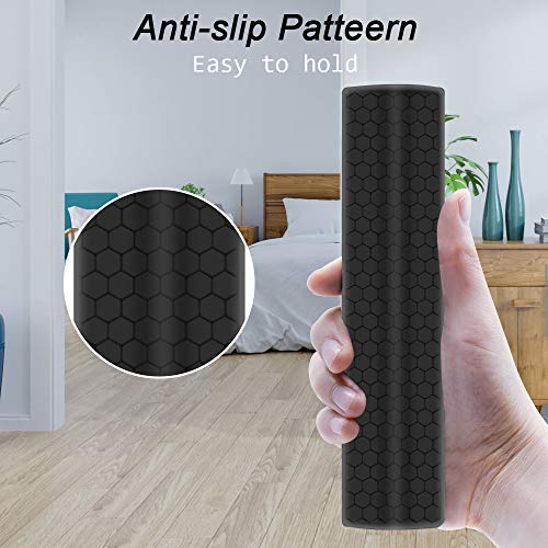NVIDIA Shield Android TV Pro/4K HDR Remote Controller Case, Protective Cover, Anti Slip Shockproof Silicone Sleeve - Black - color: Black