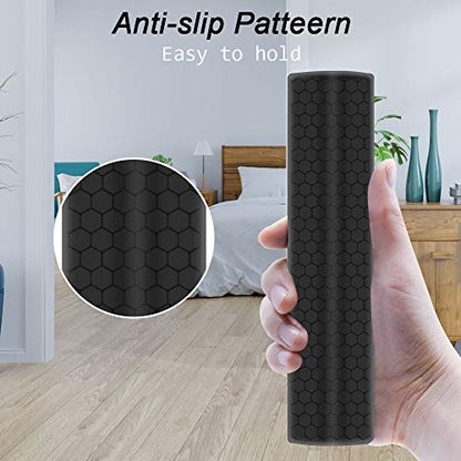 NVIDIA Shield Android TV Pro/4K HDR Remote Controller Case, Protective Cover, Anti Slip Shockproof Silicone Sleeve - Black - color: Black
