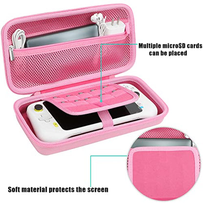 Aenllosi Hard Case for Logitech G Cloud Gaming Handheld, Pink | Hard shell construction, Water-resistant design, Impact-resistant design, Protective case only - color: Pink