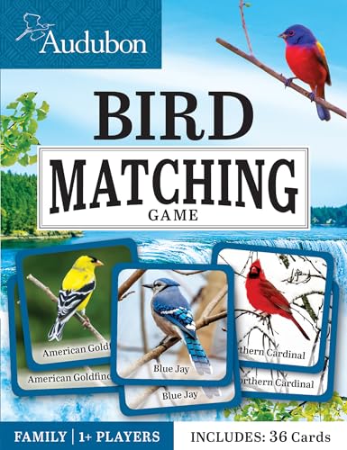Masterpieces Officially Licensed Audubon Picture Matching Card Game for Kids and Families - style: Audubon