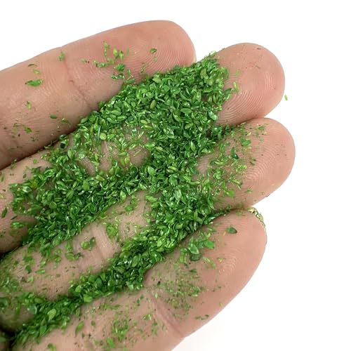 Multicolor Leaf Model - 300ml Miniature Scenery Material for Train Railway, Diorama, Car Scene & Scale Landscape Layouts (Summer Green) - color: Summer Green
