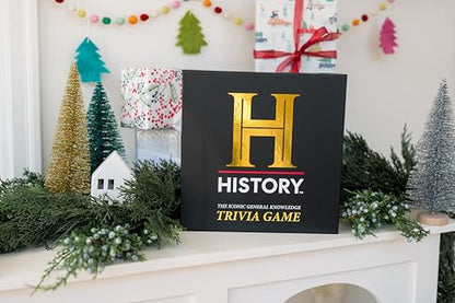 HISTORY Channel Trivia Game – 2000+ General Knowledge Questions | Official HISTORY Channel Trivia Card Game & Party Game for Adults, Families & Board Game Night – Great Gift for Dad & History Buffs