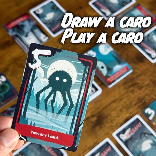 Scream Card Game, Spooky, Silly Fun for Game Night, Easy to Learn | Plays in Under 30 Minutes, 3-5 Players, Great for Teens, Adults & Families, From Creators of One Night Ultimate Werewolf