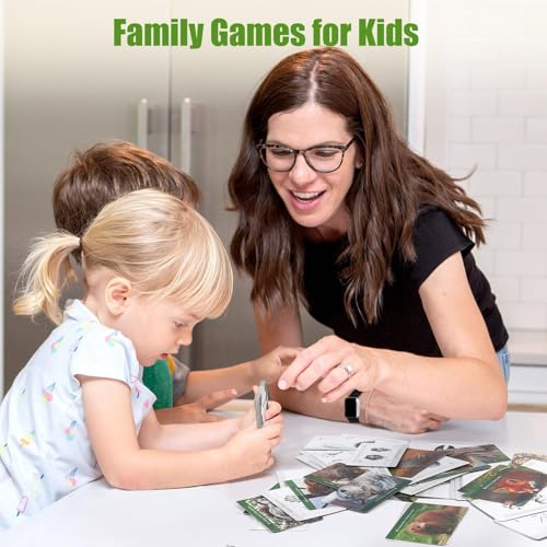 MEROCO Forest Animals Tracks Cards for Kids,Animal Tracks Matching Game Flash Cards,Homeschool Animal Games Kids Learning Educational Toys Preschool Autism Learning Materials - style: Forest Animals And Birds Tracks Cards