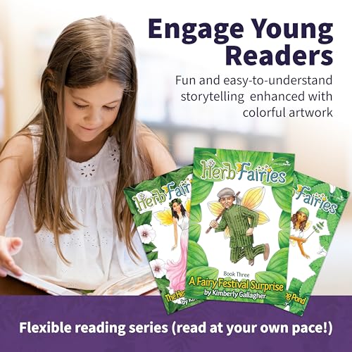 Herb Fairies 13 Plant Story Books Set, Includes a Digital Learning System | Fairy Books for Kids, Children’s Books About Fairies, Audiobooks, Crafts, Printables & Games, Interactive Educational Stories - style: Herb Fairies