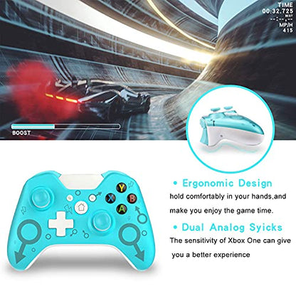 HanSY Wireless Controller for Xbox One, Series X/S, PS3, PC; 2.4GHz Wireless, No Headphone Jack