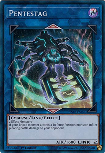Yu-Gi-Oh! - Starter Deck: Codebreaker - Pentestag - YS18-EN042 - Super Rare - 1st Edition