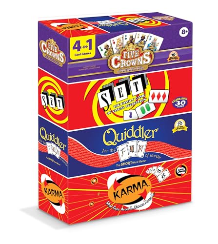 Five Crowns 4 Pack Bundle Card Games for Kids - style: 4 Pack Bundle