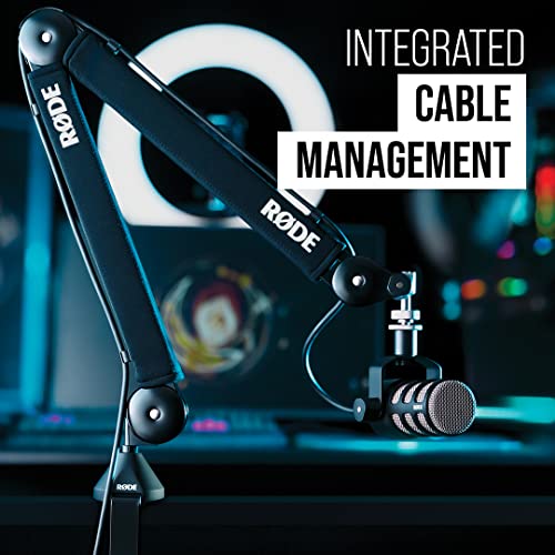 RØDE PSA1+ Professional Studio Arm with Spring Damping and Cable Management, Black - color: Black, style: PSA1+
