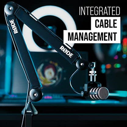 RØDE PSA1+ Professional Studio Arm with Spring Damping and Cable Management, Black - color: Black, style: PSA1+