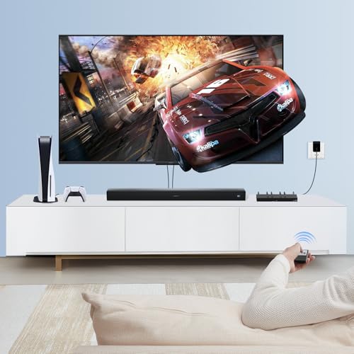 Y.D.F 4 Way HDMI Switch 4k@60Hz HDMI Switcher 4 in 1 Out HDCP 2.0 Manual HDMI 2.0 Hub Supports 3D Compatible with Nintendo Switch/Switch OLED/Xbox/ PS5/4/3 Blu-Ray Player Fire Stick Roku Apple TV - size: HDMI Switch 4 Port