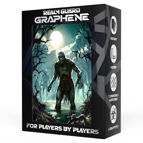(Zombie V2) 100% Hand-Drawn 100ct Textured Matte TCG/MTG Card Art Sleeves by Realm Guard - style: Graphene