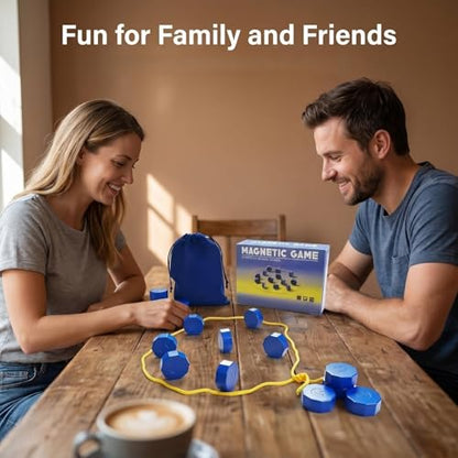 Magnet Chess Game Magnet Game with String, Puzzle Strategy Games for Easter Basket Stuffers Family Games Night & Party & Birthday & Christmas, Game Collections, Gaming Tops