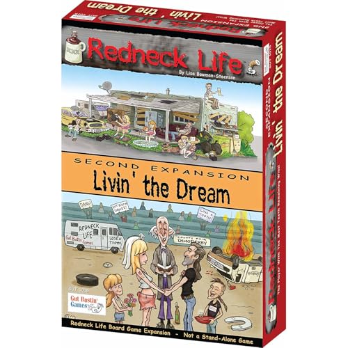 Gut Bustin' Games Livin' The Dream!: Redneck Life Board Game Expansion #2 Board Games - style: Livin' The Dream!