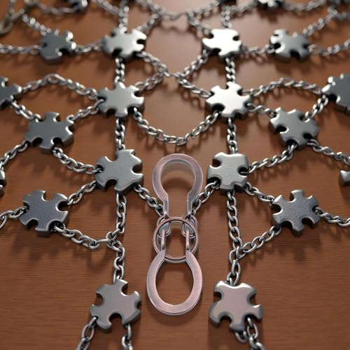 Metal Brain Teaser Puzzle Ring, Horseshoe Cast Puzzle Game, IQ Logic Test, Disentanglement Puzzle for Adults