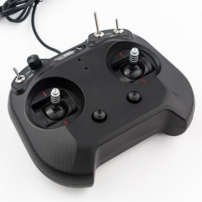 Flysky FS-SM001 Flight Simulator 8CH/ 6CH Support DRL Liftoff DCL Freerider APD and Many Other Suitable for Crossing Machines (6CH Simulator Black)