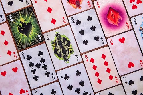 Devir - Ace of Spades Card Game, Solo & Cooperative Poker-Based Strategy Game with Western Horror Theme, Strategy Game, Ages 14+, 1–2 Players, Playtime 40, (English Version)