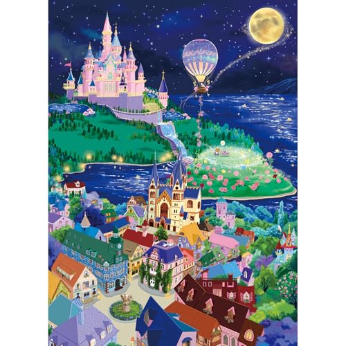 HUADADA 1000 Piece Puzzle for Adults, The Kingdom’s Silent Night, Eco Non-Glare Print, Puzzle 1000 Family Leisure & Gift - color: The Kingdom’s Silent Night