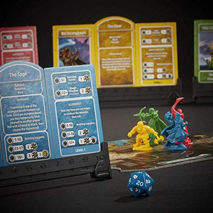 Hasbro Gaming Dungeons & Dragons Adventure Begins, Cooperative Fantasy Board Game, Fast Entry to The World of D&D, Family Game for 2-4 Players, 10 and Up