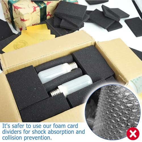 100PCS Foam Card Dividers Anti Extrusion Trading Card Dividers Multifunctional Card Dividers for Storage Boxes Foam Block for Sport Game Idol Card Crafts