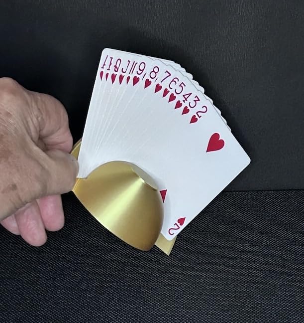 Hands-Free Playing Card Holder for Seniors with Limited Dexterity from Arthritis, Parkinson's, Stroke Recovery Comes with Carry Pouch.