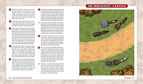 The Ultimate Random Encounters Book: Hundreds of Original Encounters to Help Bring Your Next RPG Adventure to Life (Ultimate Role Playing Game Series)