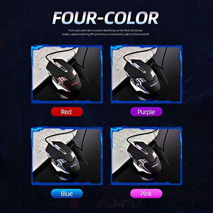 7KEYS One-Handed Gaming Keyboard RGB Backlit, 35 Keys Ergonomic Mini Keyboard with Wrist Rest, Half Keyboard for PC Gaming (Keypad Set)