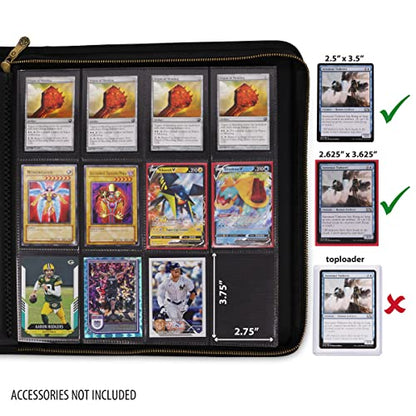 ENHANCE Tabletop MTG Card Travel Bag + Trading Card Binder Album - Bundle