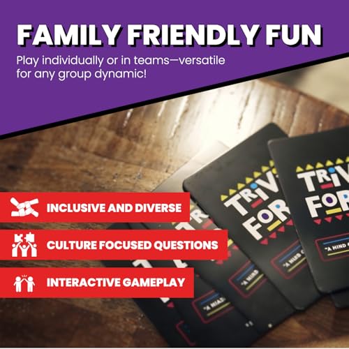 A Mind Game for The Culture | Trivia for Adults & Family Gatherings – Explore Entertainment, Music, Math & Black History | Activity for Black Business Month, Parties & Game Nights with Friends