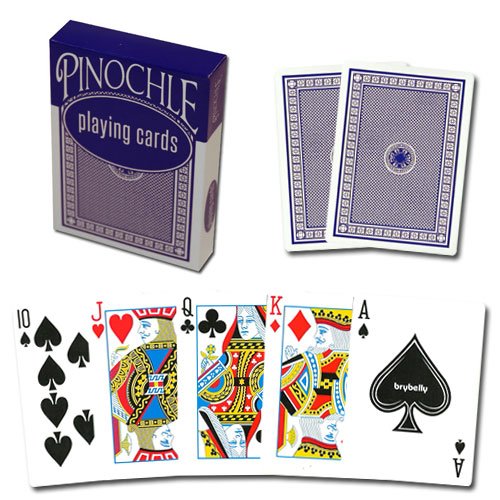 Brybelly Single Blue Deck, Standard Playing Cards (Wide Size, Regular Index)