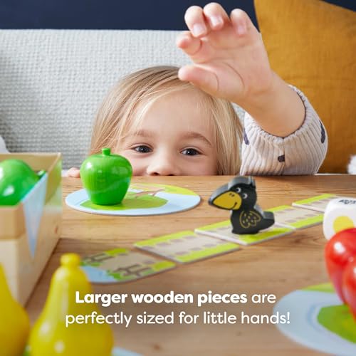 HABA My Very First Games - First Orchard Toddler Game - My First Orchard Game, Cooperative Toddler Board Games for 2 Year Olds - Made in Germany | This cooperative learning game is perfect for preschool, family game night, toddler activities, and educatio