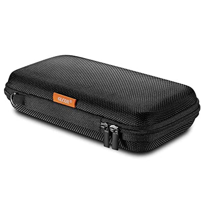 Hard EVA Protective Case, Portable Carrying Bag with Mesh Pocket,Black | Shockproof Bag, Travel Pouch for GPS,USB Drive, USB Charging Cable, Keys, MP3/MP4 Player, Airpods,Elastic Strap - color: Black