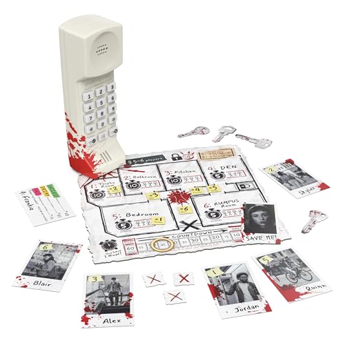 Spin Master Games Murder Phone Social Deduction Party Game | A Game of Betrayal For Families & Adults, Use The Interactive Phone To Save Your Friend, For 4-10 Players, Ages 13 & Up