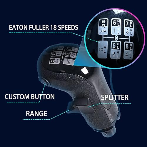 HCXLELD USB Shifter Knob for ATS & ETS2 PC For Logitech G29 G920 G923 Driving Force Shifter Thrustmaster Th8a Th8s Fanatec SQ PXN A7 and other DIY shifter