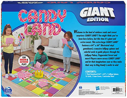 Spin Master Games Candy Land Giant Edition Oversized Family Board Game - style: Spin Master Games