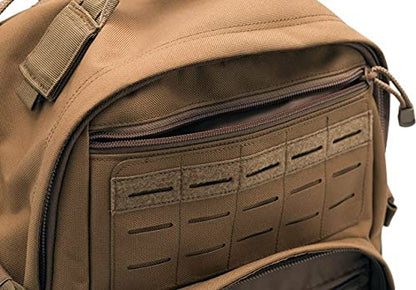 LAPG Atlas 12 Hour Tactical Backpack for Men & Women, Survival Gear Bag, Large Hiking Camping Bug Out Backpack, Ranger Green - color: Ranger Green