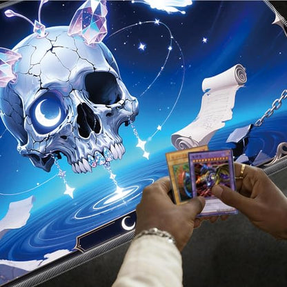 for MTG Playmat, for TCG Play Mat, 24 x 14 inches, Magic Game Card Mat Commander Playmat,Trading Card Inked Game Mat,Battle Game Rubber Non-Slip Mat - Skull Butterfly - color: Skull Butterfly