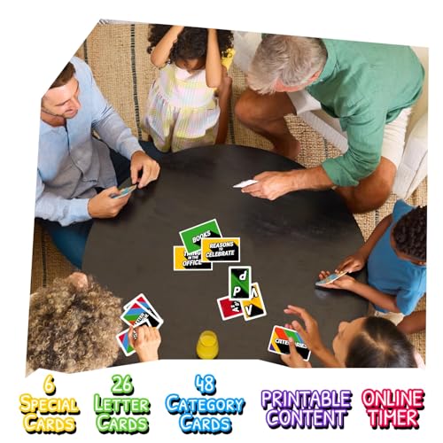 Word Game - for Families Adults and Kids, Word Card Game for All Ages, Family Games for Kids and Adults, Expand Your Vocabulary, Quick Play, Adults Games for Game Night