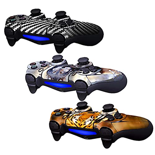 Skin for Ps4 Controller, 3pcs Whole Body Vinyl Decal Cover Sticker for PlayStation 4 Controller(PS4 Controller #12) - color: PS4 controller #12