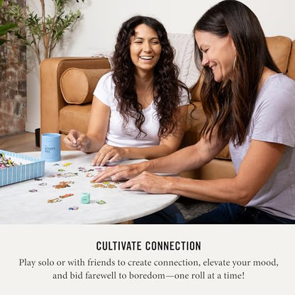 Two Tumbleweeds Mood-Boosting Activity Dice – Set of 9 Dice | 54 Screen-free Activities – Mindfulness & Wellness Gift for Adults, Teens, & Employees – Therapy Office Must Haves