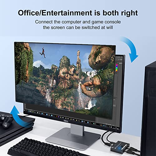 HDMI 2.1 Bi-Directional Switch Ultra HD 8K HDMI Switcher 2 in 1 Out/ 1 in 2 Out HDMI Switch Supports 8K@60Hz/ 4K@120Hz 48Gbps Compatible with Switch/Switch OLED PS5/4 Xbox Roku Apple TV Fire TV Stick - size: HDMI Switch 2 Port 8K