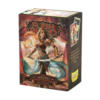 Dragon Shield | Flesh & Blood Art Sleeves | 100 CT - Smooth & Tough Premium TCG Sleeves | Compatible with Pokemon, One Piece & Magic the Gathering | Kassai - color: Kassai