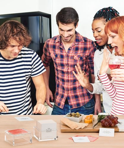 TableTopics - The Original Conversation Starter Cards - 135 Questions to Break the Ice & Build Connection with Friends, Acquaintances, & Coworkers - at Meetings, Parties, & at Home