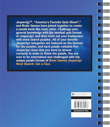 Brain Games - Jeopardy! Word Search: Get A Clue! (Volume 2)