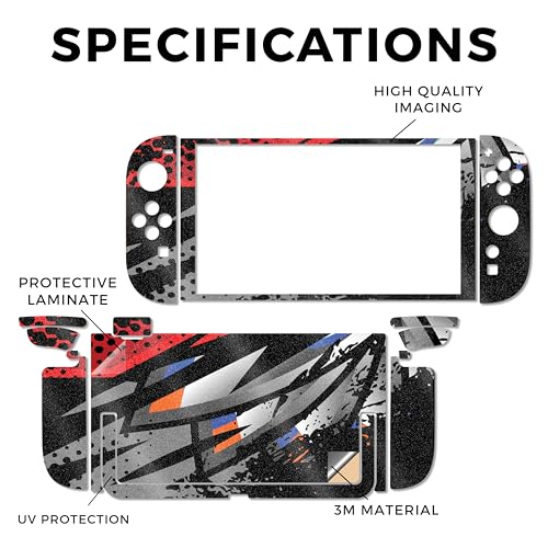 Glossy Glitter Gaming Skin Compatible with Nintendo Switch 2 Console Only - Blade Fan - Premium 3M Vinyl Protective Wrap Decal Cover - Easy to Apply | Crafted in The USA by MightySkins - color: Blade Fan, size: Switch 2 Console Skin Only, style: Glossy Gl