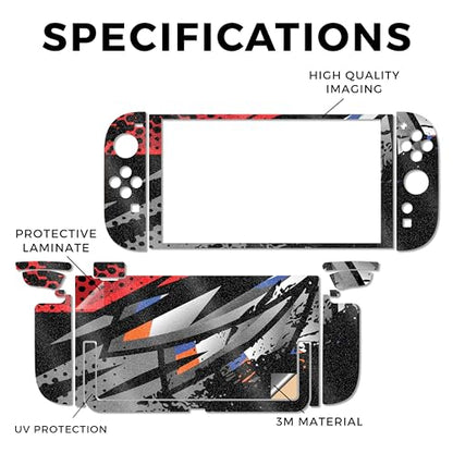 Glossy Glitter Gaming Skin Compatible with Nintendo Switch 2 Console Only - Blade Fan - Premium 3M Vinyl Protective Wrap Decal Cover - Easy to Apply | Crafted in The USA by MightySkins - color: Blade Fan, size: Switch 2 Console Skin Only, style: Glossy Gl