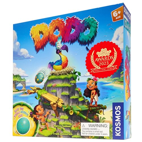 Thames & Kosmos Dodo | Cooperative Family Board Game | Race Against a Rolling Egg | Memory, Dexterity & Teamwork | 2–4 Players | Ages 6+ | Award-Winning Kids Game